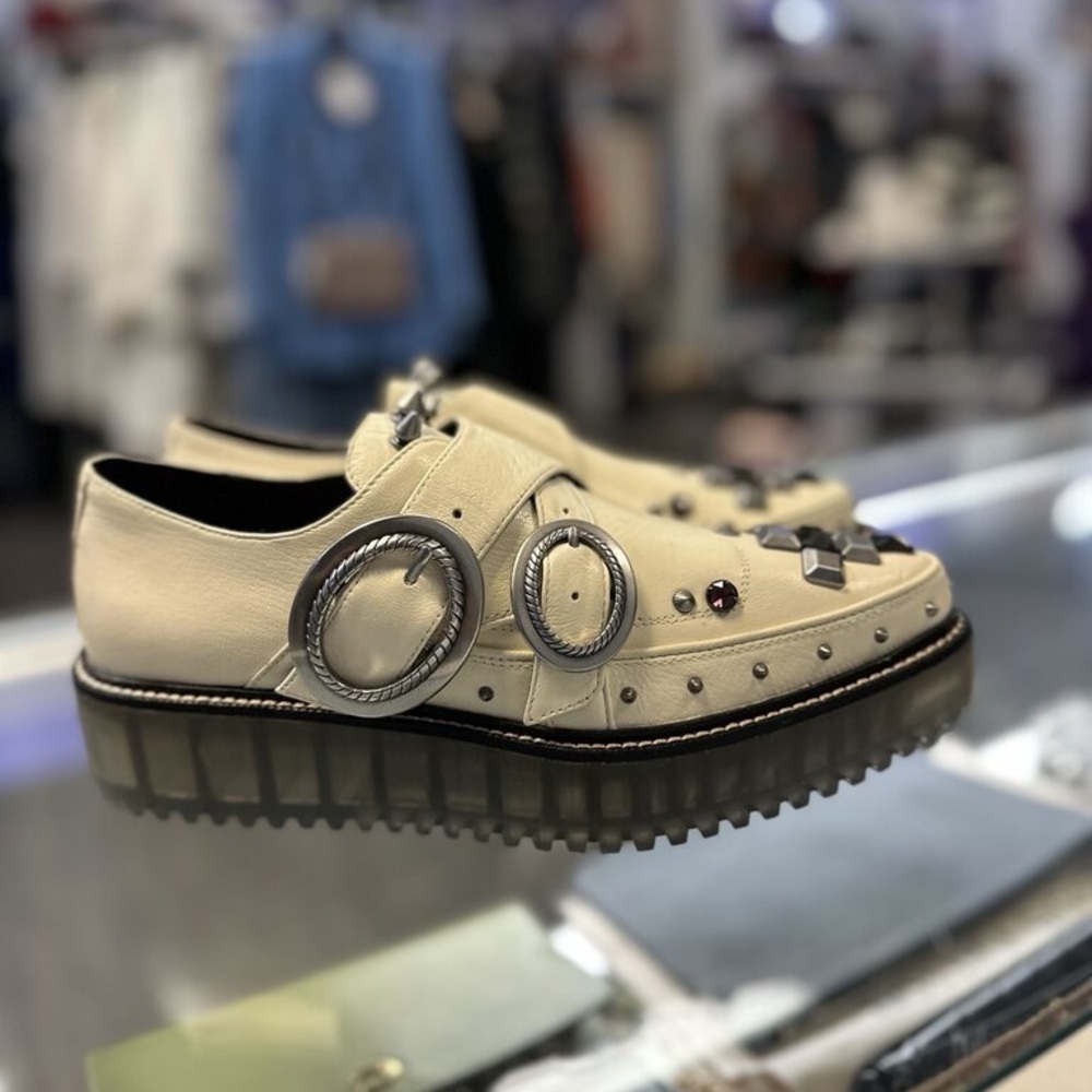Coach Creeper Studed Leather Shoe